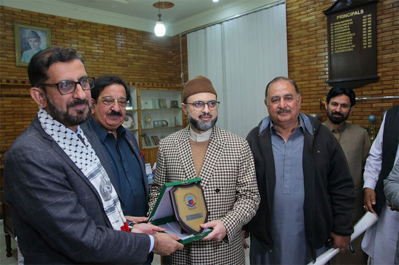 Dr Hassan Mohyuddin Qadri visit Abbottabad public school