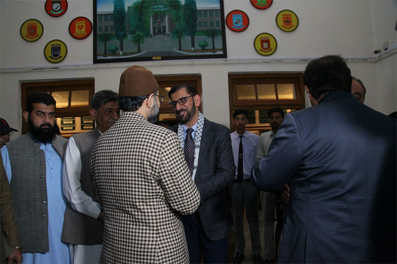Dr Hassan Mohyuddin Qadri visit Abbottabad public school