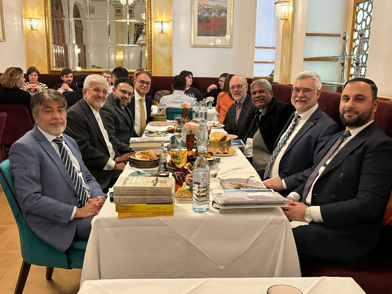 Dr. Hassan Mohiuddin Qadri Attends Peace Luncheon in Vienna