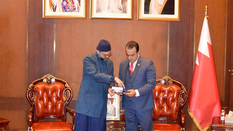 Dr Hassan Qadri Dr Ali Al Aradi Meeting