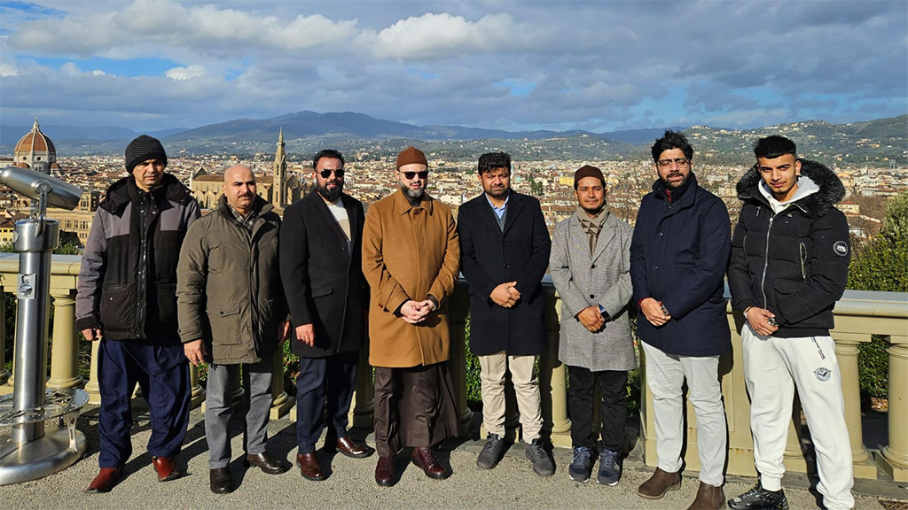 Dr. Hassan Mohiuddin Qadri Engages with Minhaj-ul-Quran Team in Florence