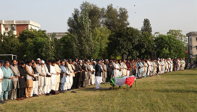 Dr Hassan Qadri FuneralPrayer MSM Islamabad of Mohsin Raza