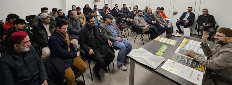 Dr. Hassan Qadri Meets with Members and Workers of MQI International