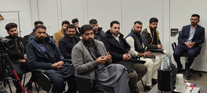 Dr. Hassan Qadri Meets with Members and Workers of MQI International