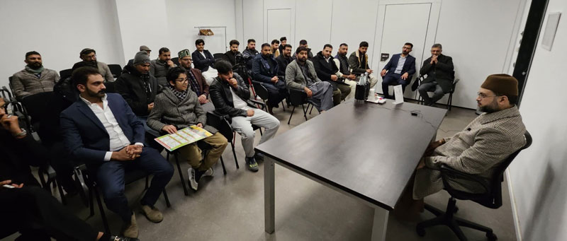 Dr. Hassan Qadri Meets with Members and Workers of MQI International