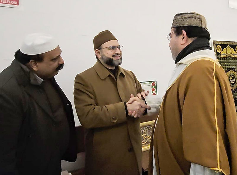 Dr. Hassan Mohiuddin Qadri Receives Warm Welcome from MQI Representatives in Napoli