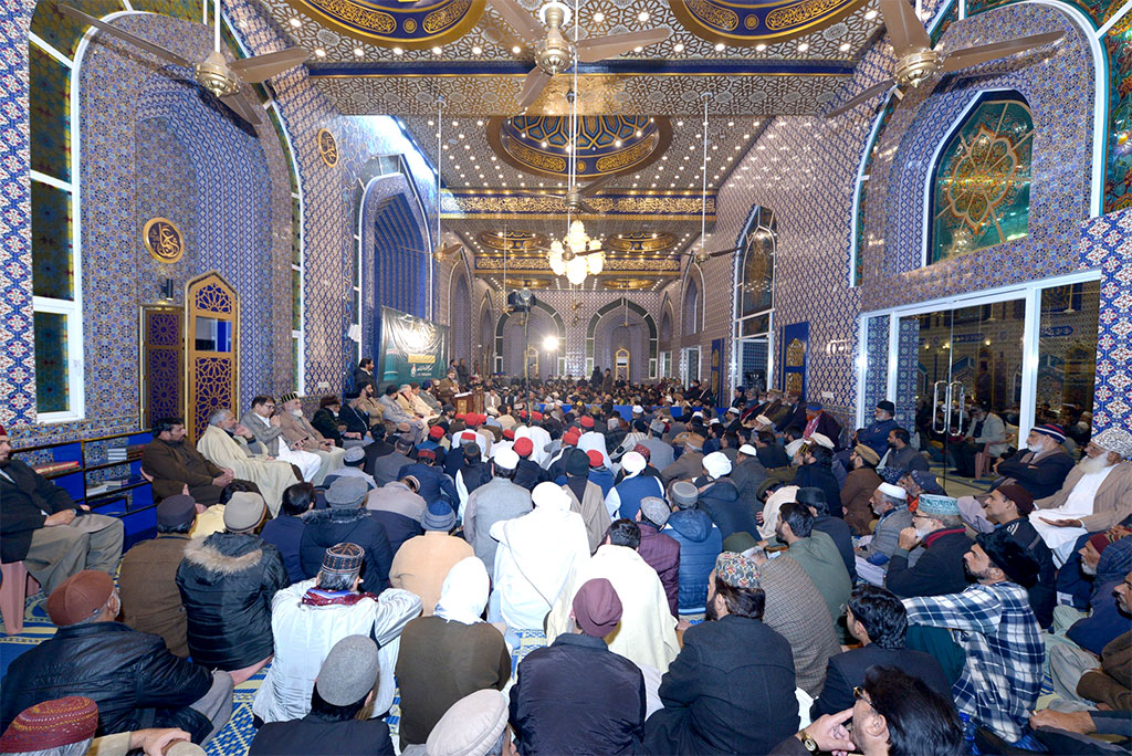 Dr Hassan Qadri address Monthly spiritual gathering of gosha e durood