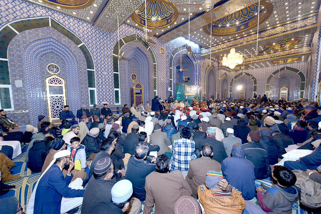 Dr Hassan Qadri address Monthly spiritual gathering of gosha e durood