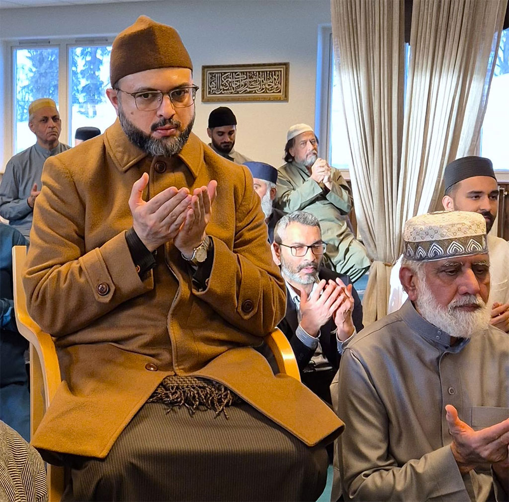 Dr Hassan Qadri attended Jumuah prayer at MQI Oslo