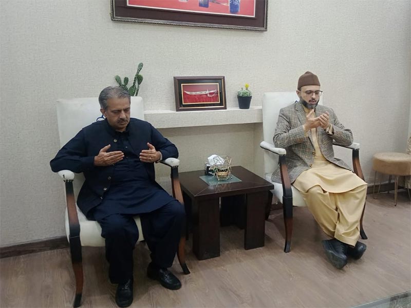 Dr Hassan Qadri condoles demise of Hafiz Muhammad Owais son of Hafiz Muhammad Rafiq