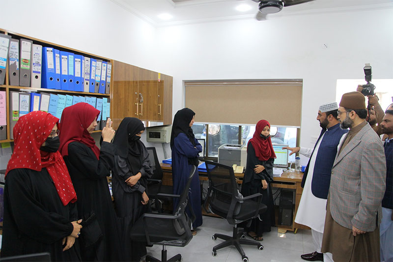 Dr Hassan Qadri inauguration adminblock principaloffice Minhaj college for women