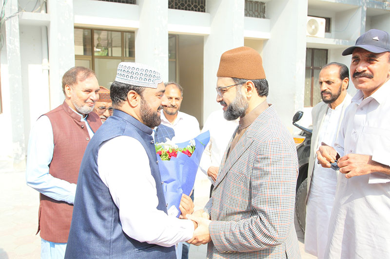 Dr Hassan Qadri inauguration adminblock principaloffice Minhaj college for women