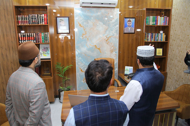 Dr Hassan Qadri inauguration adminblock principaloffice Minhaj college for women