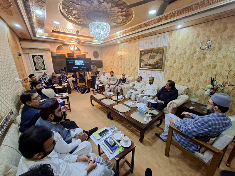 Dr Hassan Qadri meeting deputy nazimeen aala forum