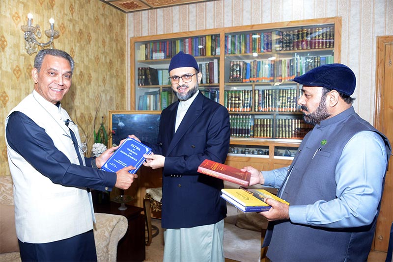 Prof. Dr. Hassan Mohiuddin Qadri, met with Mr. Akhtar Chaudhary from Oslo, Norway