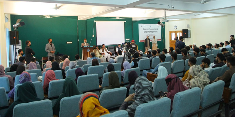 Dr Hassan Qadri addresses seminar Islamic leadership haripur