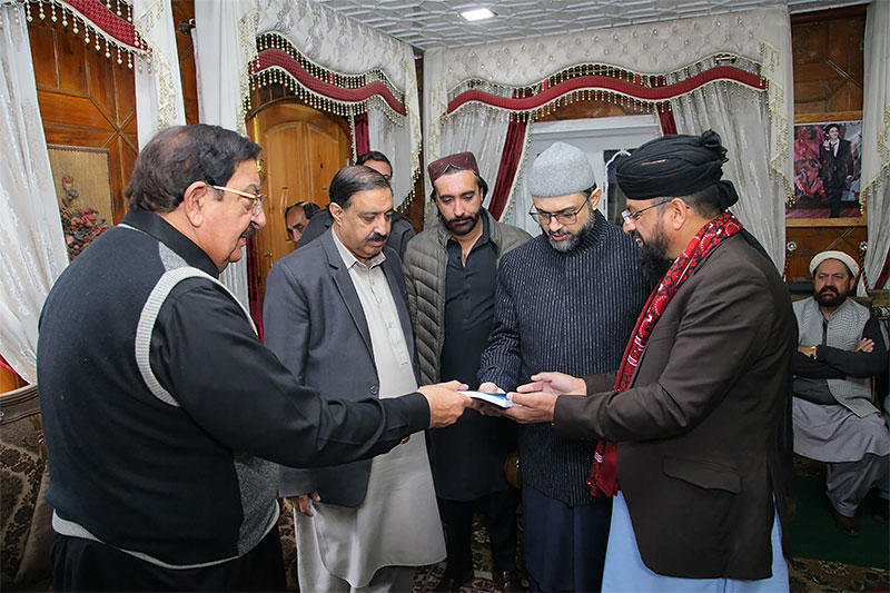 Dr Hassan Qadri visit chief house kaghan Syed Muzammil shah