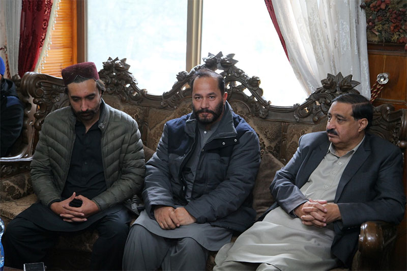 Dr Hassan Qadri visit chief house kaghan Syed Muzammil shah