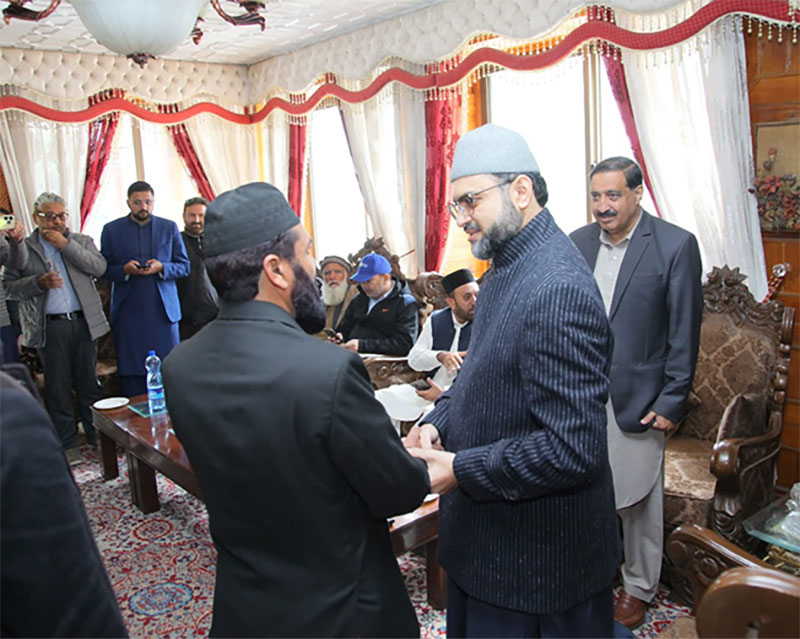 Dr Hassan Qadri visit chief house kaghan Syed Muzammil shah