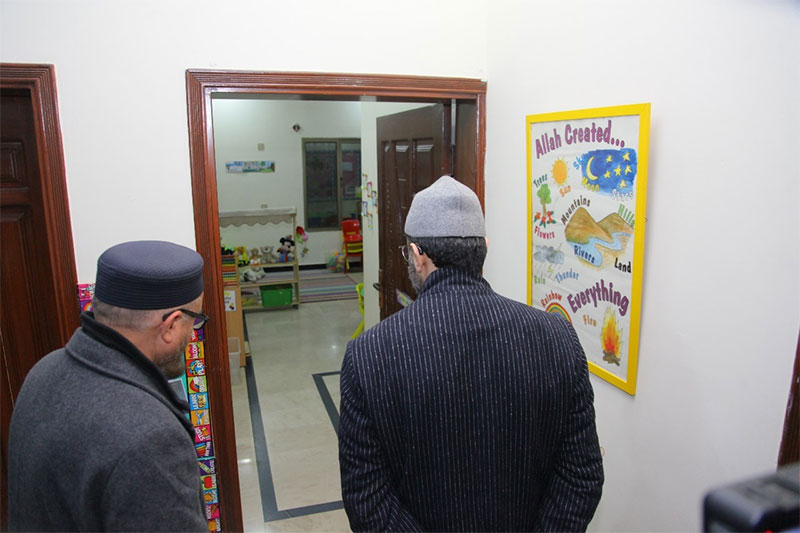 Dr Hassan Qadri visit little pandas early intervention center mansehra