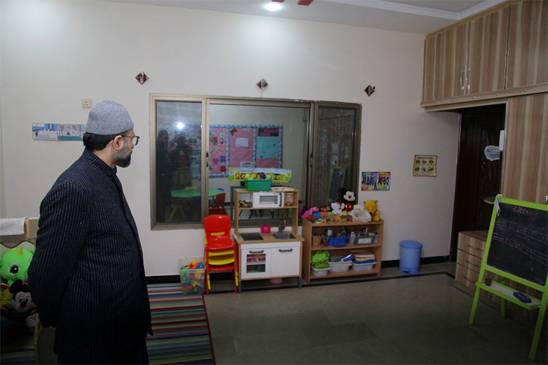 Dr Hassan Qadri visit little pandas early intervention center mansehra