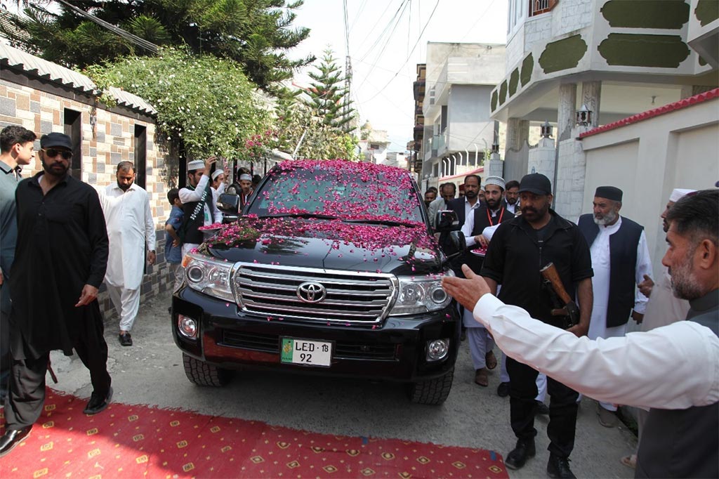 Dr Hussain Qadri Arrives in Abbottabad Hazara Zone Visit 2025