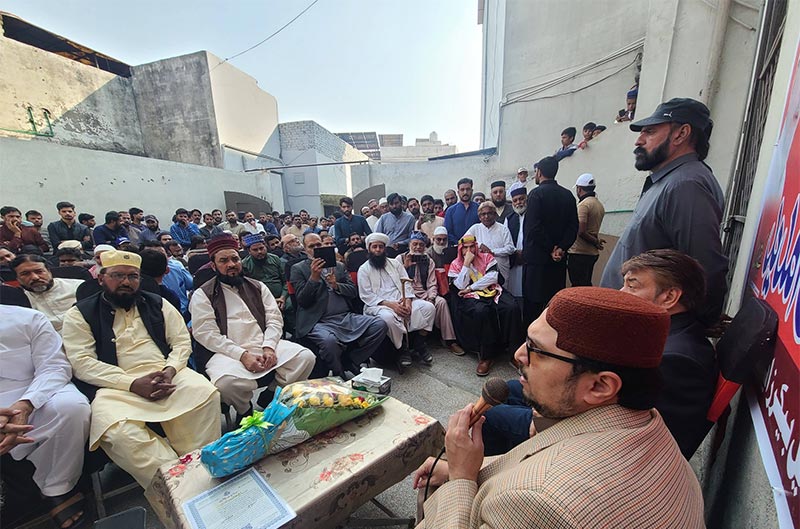 Dr Hussain Mohiuddin Qadri Participate Workers Convention Kasur