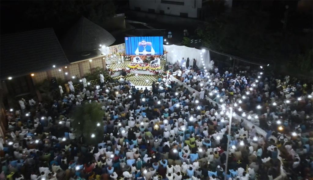Dr Hussain Qadri Addresses Spiritual Gathering at Pir Zakri Dargah Nawabshah
