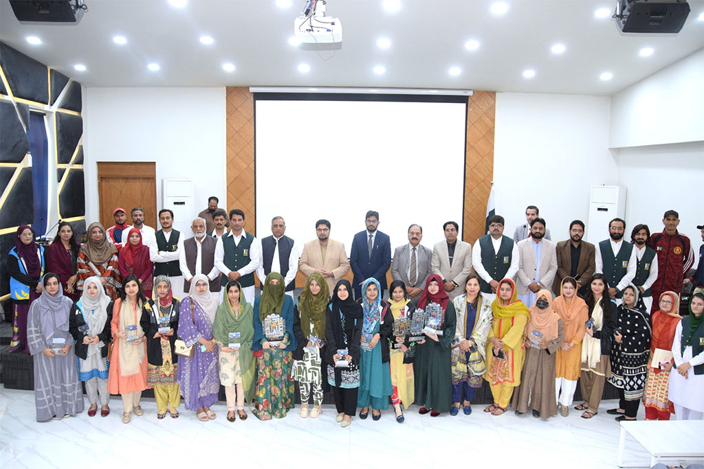 Dr. Hussain Mohi-ud-Din Qadri Graces Minhaj University Lahore Annual Sports Festival 2024-25 Closing Ceremony