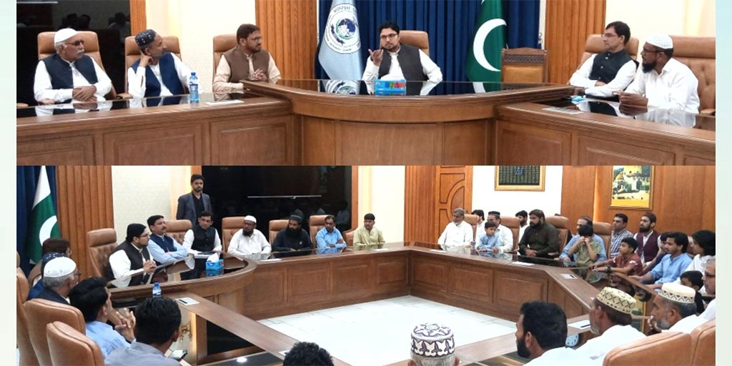 Dr Hussain Qadri Meeting Shahpur Sargodha Delegation Minhaj University Lahore