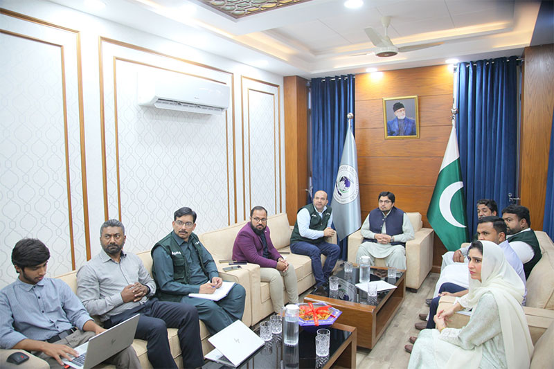 Dr Hussain Qadri Meets Minhaj Welfare Foundation Delegation