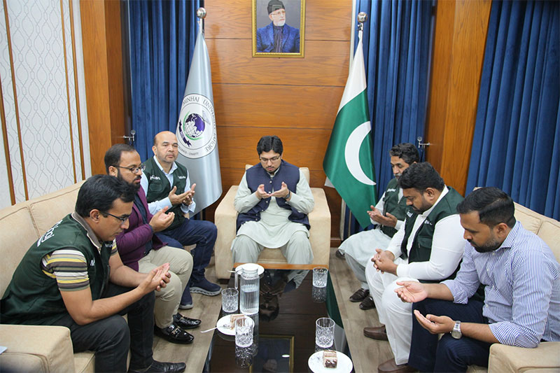 Dr Hussain Qadri Meets Minhaj Welfare Foundation Delegation