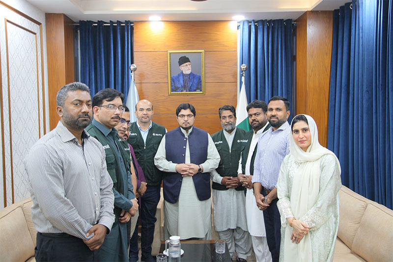 Dr Hussain Qadri Meets Minhaj Welfare Foundation Delegation