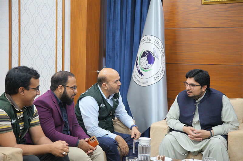 Dr Hussain Qadri Meets Minhaj Welfare Foundation Delegation