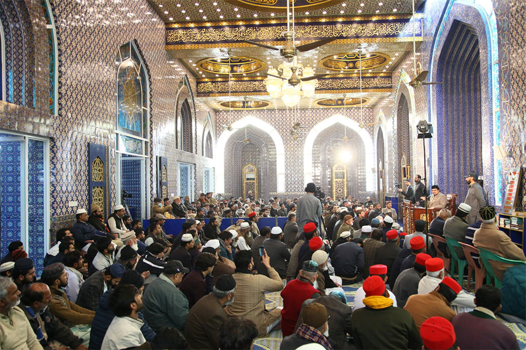 Dr Hussain Qadri address Khutba Jummah in Jamia Shaykh-ul-islam