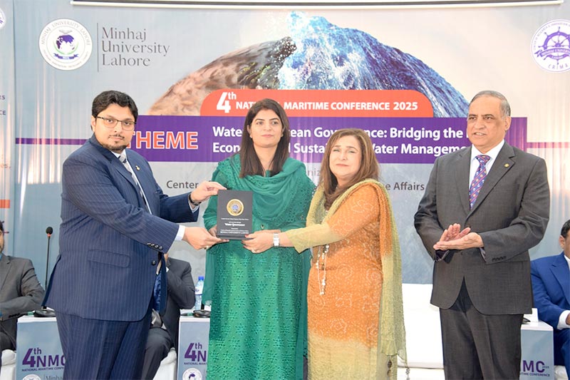 Dr Hussain Qadri graced the 4th National Maritime Conference organized by CRIMA 2025