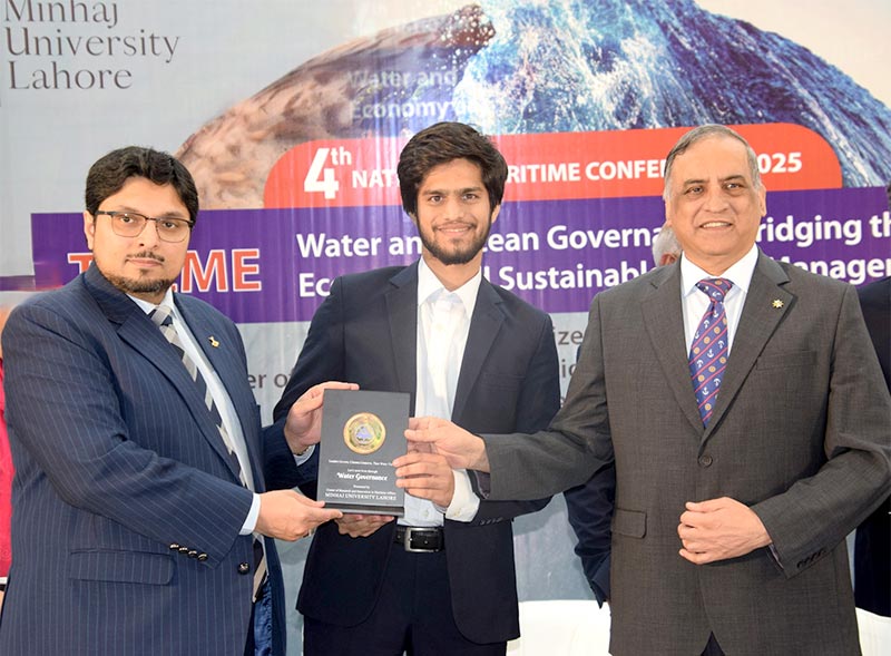Dr Hussain Qadri graced the 4th National Maritime Conference organized by CRIMA 2025
