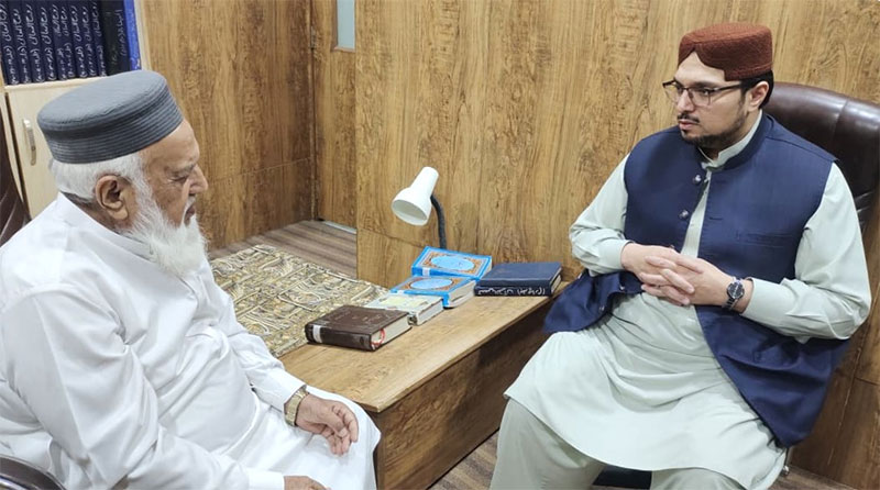 Dr HussainQadri meeting mufti abdulqayyum hazravi faridmilat research institute