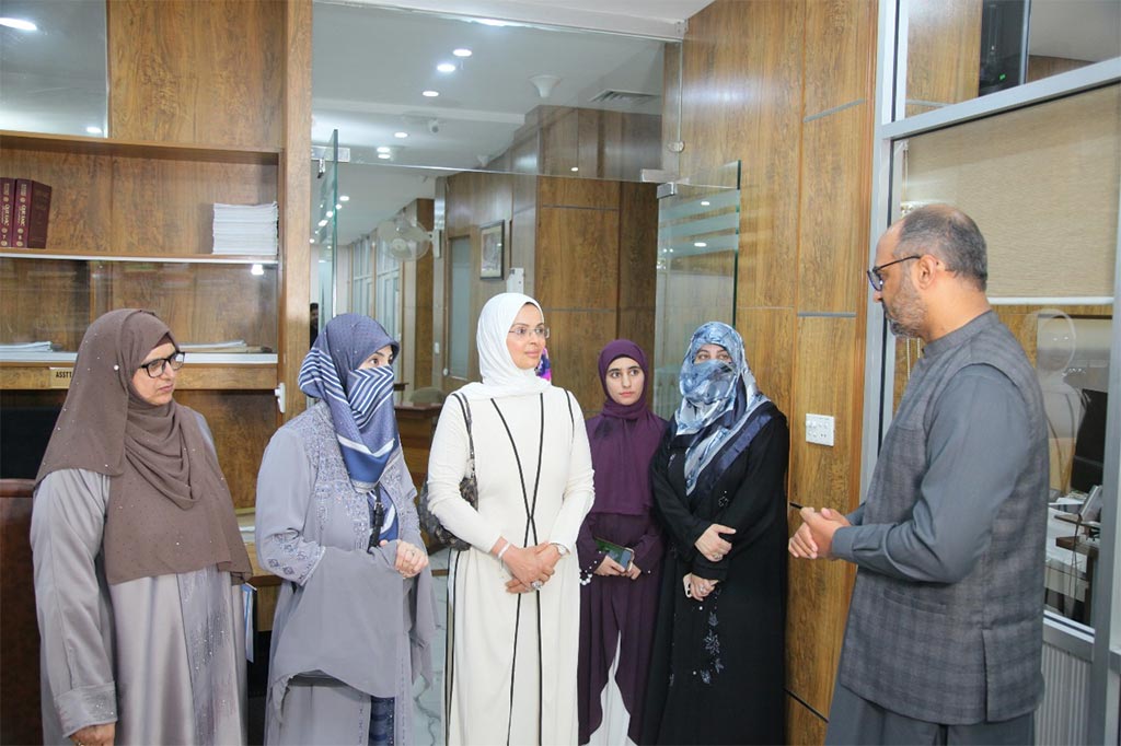 Dr Reham Abi Sina Visit Minhaj ul Quran International with Faiza Hussain Qadri