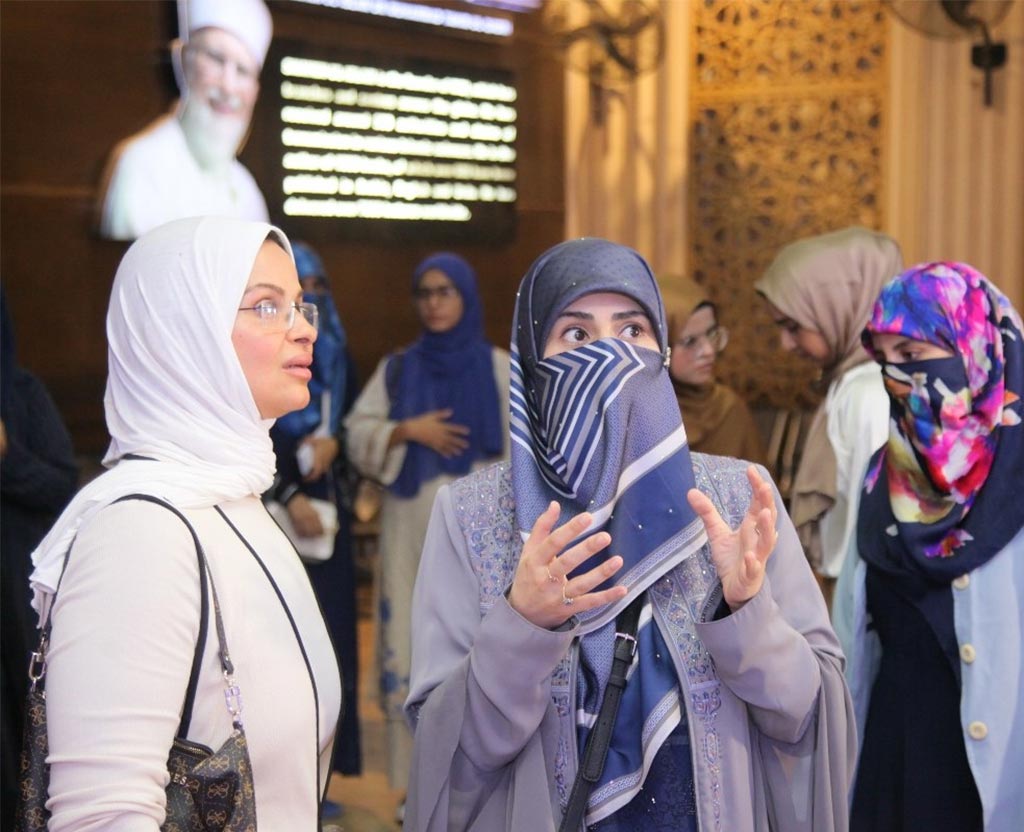 Dr Reham Abi Sina Visit Minhaj ul Quran International with Faiza Hussain Qadri
