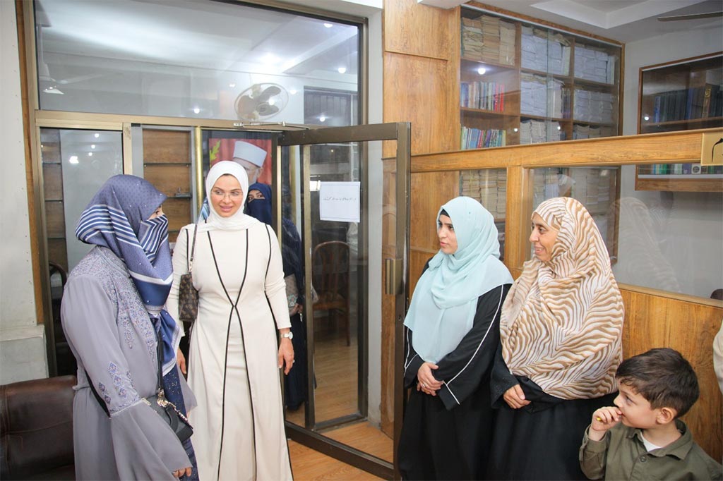 Dr Reham Abi Sina Visit Minhaj ul Quran International with Faiza Hussain Qadri