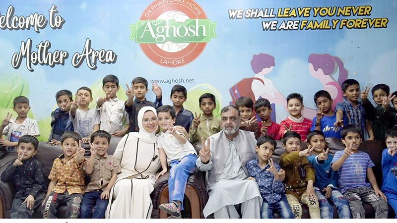 Dr Reham Visits Aghosh Orphan Care Home