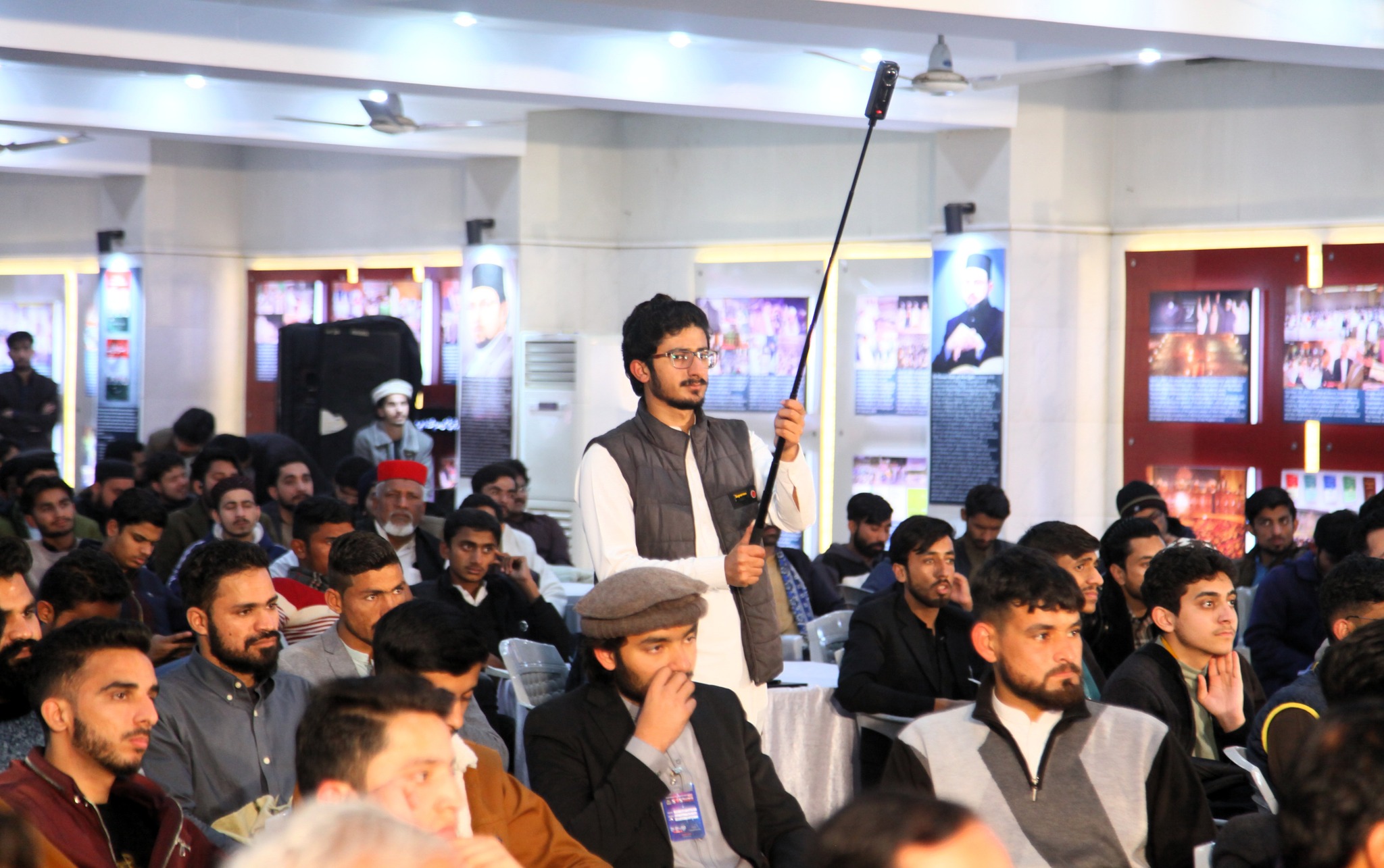 Dr Tahir-ul-Qadri addressing Student Leaders Summit 2025 Mustafavi Students Movement