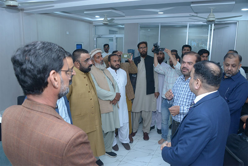 Dr Waseem Malik Delegation Visit MQI Secretariat Lahore