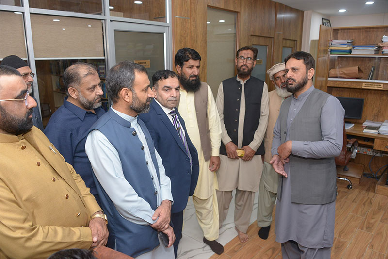 Dr Waseem Malik Delegation Visit MQI Secretariat Lahore