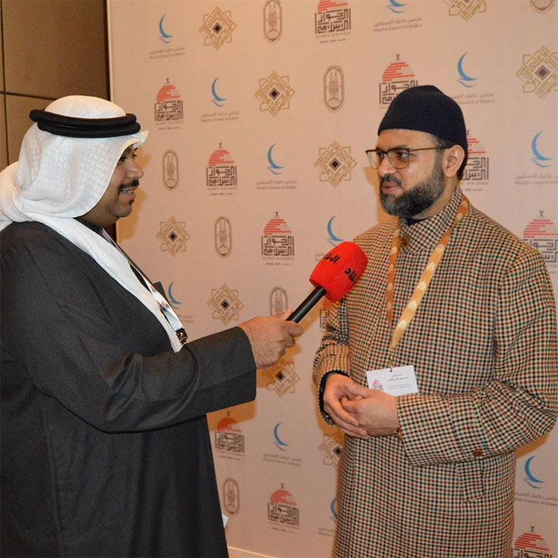 Dr. Hassan Qadri Advocates Medinian Constitution in Arab Media Interviews