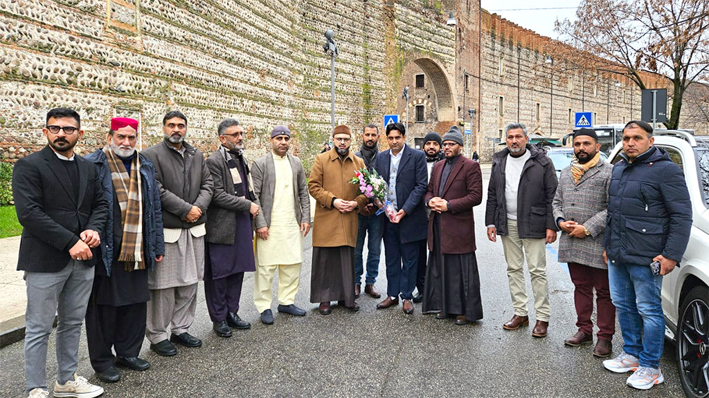 Dr. Hassan Qadri Receives a Warm Welcome from MQI Representatives in Verona