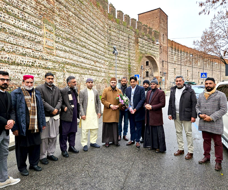 Dr. Hassan Qadri Receives a Warm Welcome from MQI Representatives in Verona