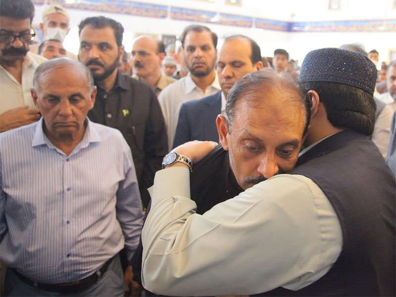 Funeral Prayer Dr Hussain Qadri Tayyab-Aslam Mother 