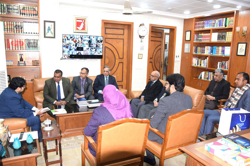 High Commissioner of Bangladesh Visits Minhaj University Lahore